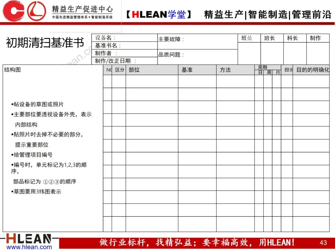 「精益学堂」TPM自主保全