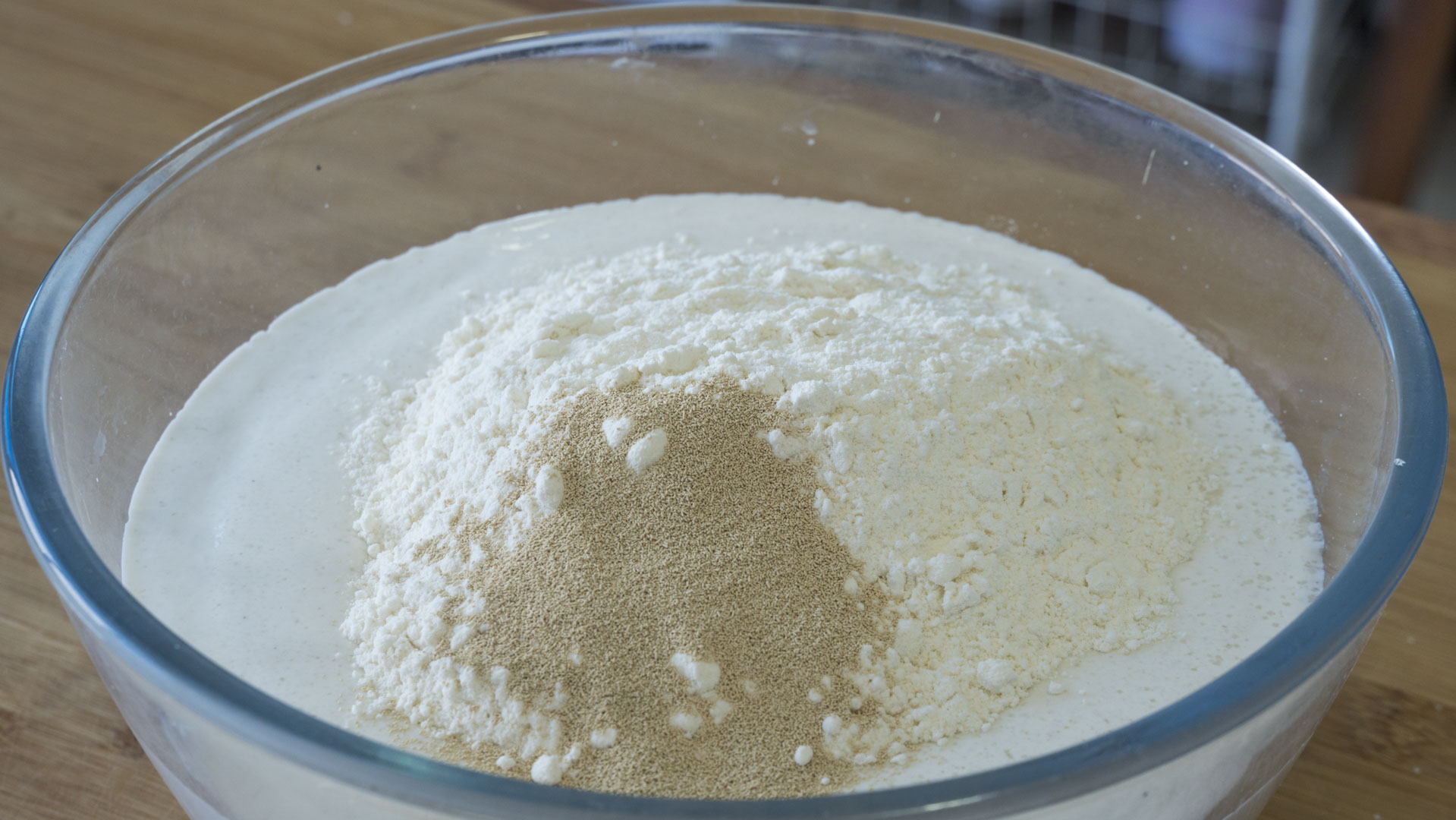 自製米發糕最簡單的做法，不揉麵，筷子攪一攪，不塌陷，色白Q彈