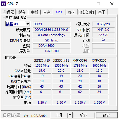 XPG 龙耀D50 DDR4-3600内存评测：外观帅气 超频潜力可观