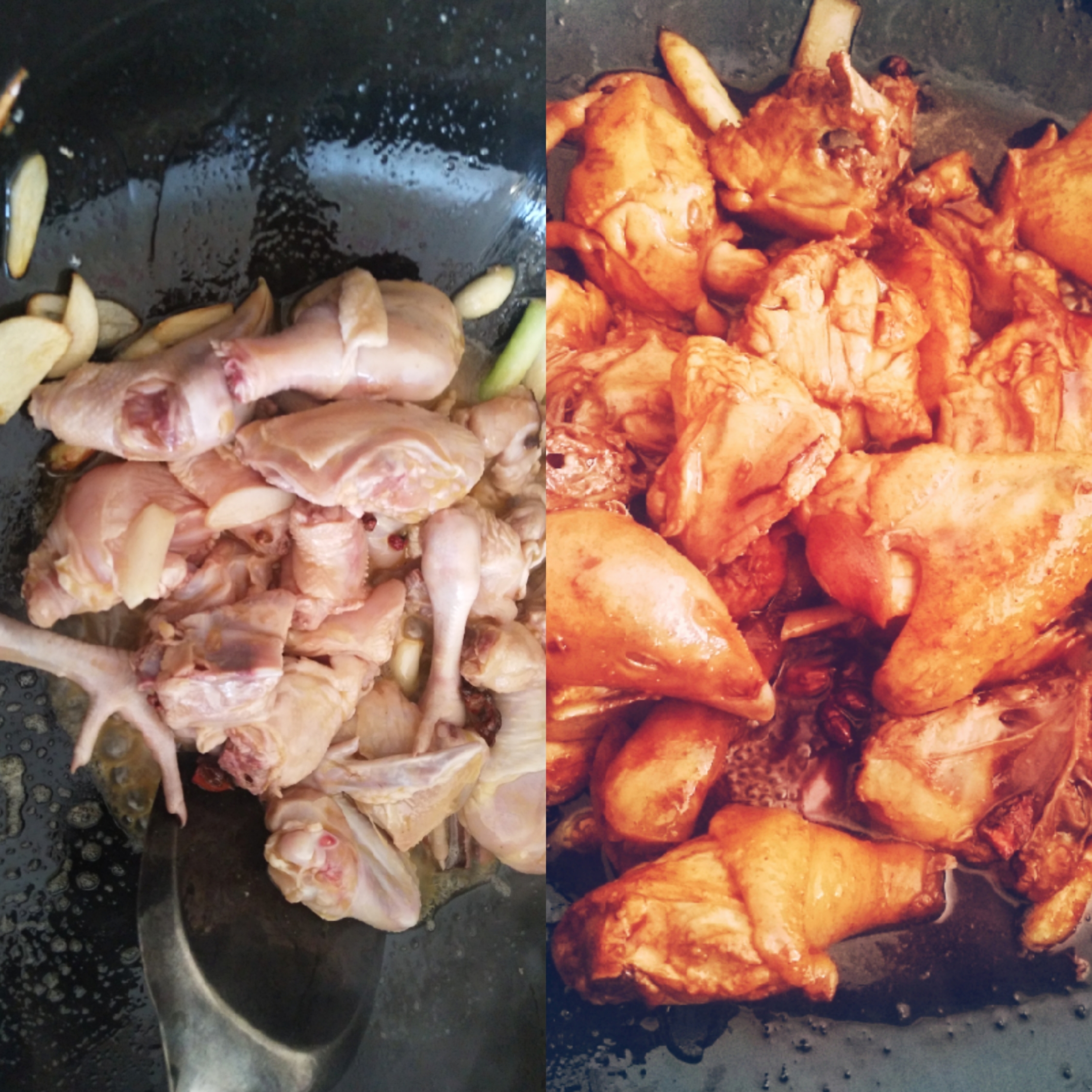 图片[4]-鸡肉滑嫩香菇甜香青椒胡萝卜脆爽香菇炖鸡给人晚餐的美好-起舞食谱网