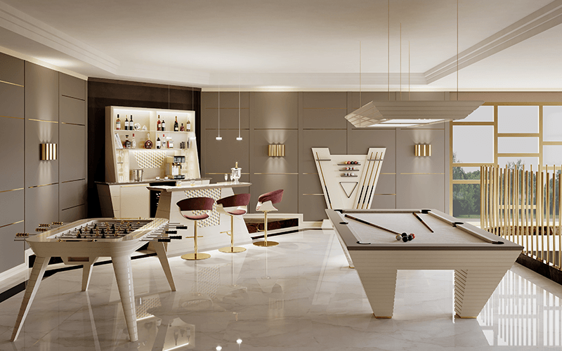 挥金如土的有钱人，喜欢在家玩什么？