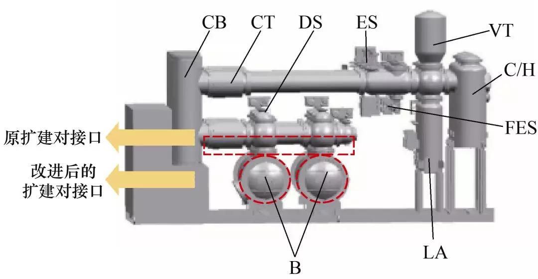 基于大口徑安裝手孔的氣體絕緣金屬封閉開關(guān)設(shè)備擴(kuò)建新方法