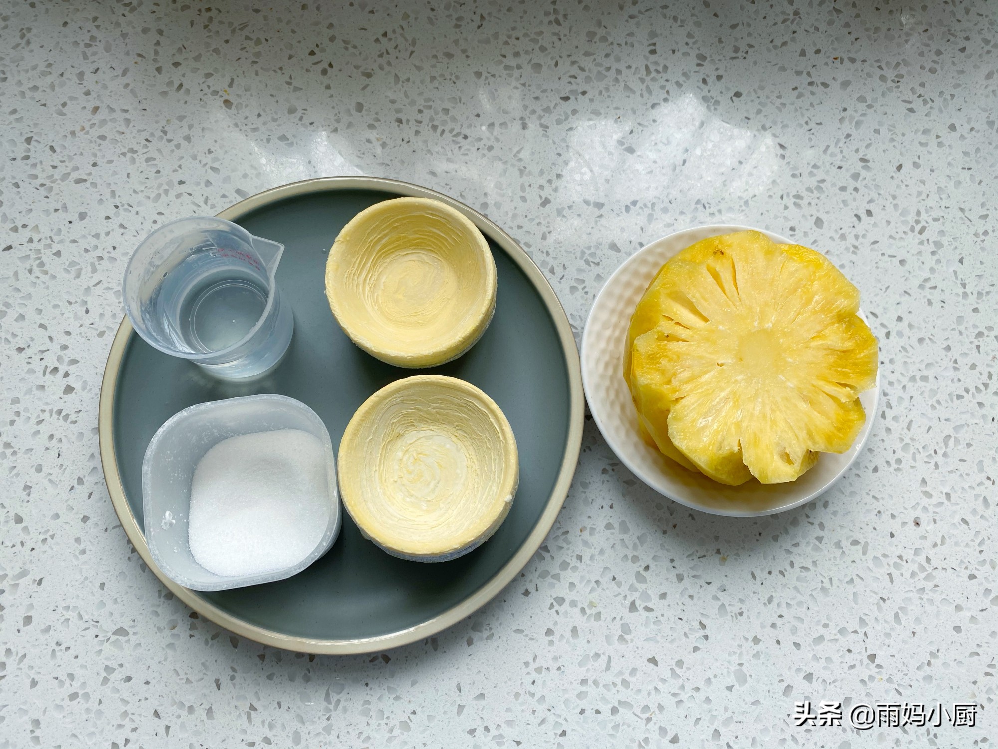 香酥掉渣的菠蘿酥，用蛋撻皮就能做，外酥里香，懶人一看也會做