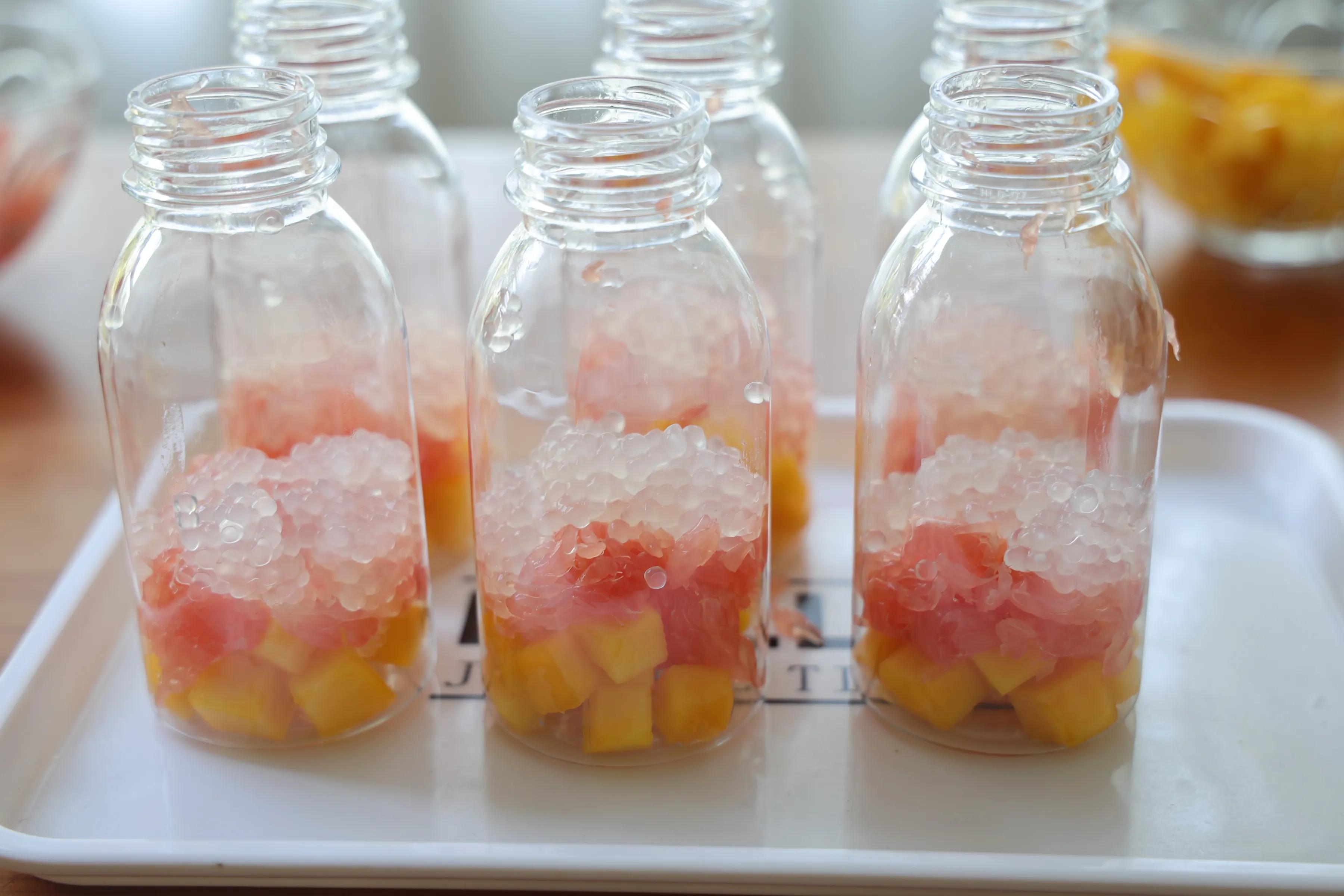 自製網紅飲品，楊枝甘露，不加糖，好喝顏值高，夏天喝太安逸了