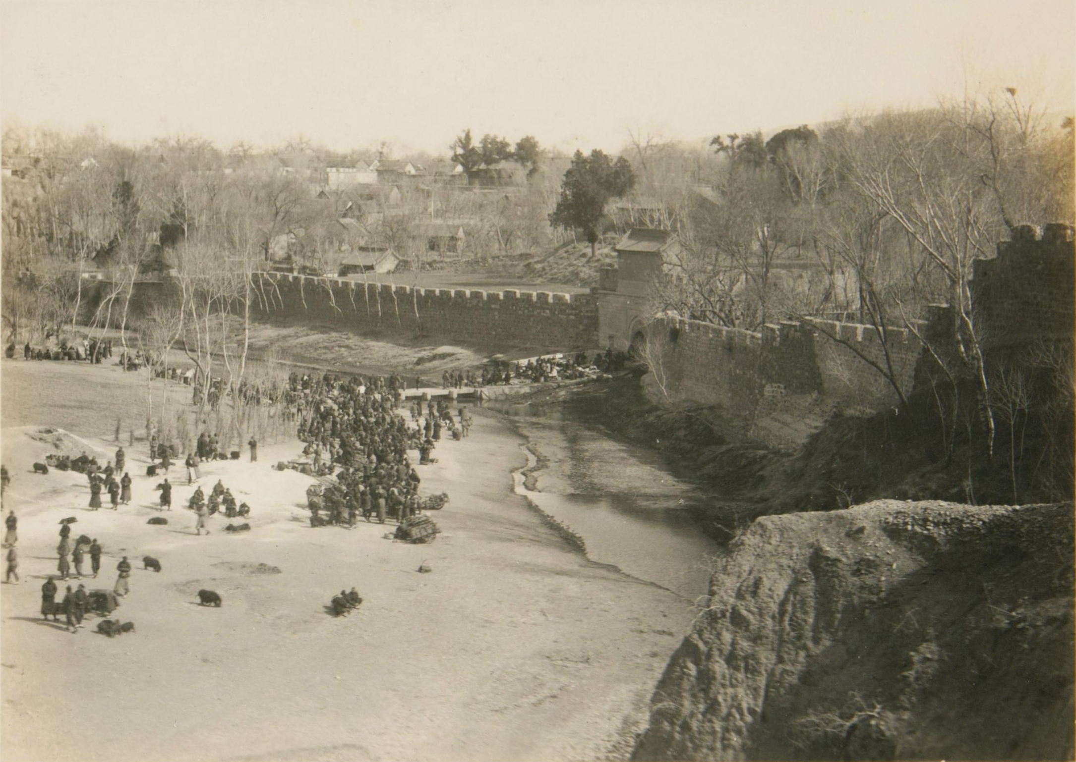 民國老照片：1929年的山東淄博，春秋戰國遺址遍地