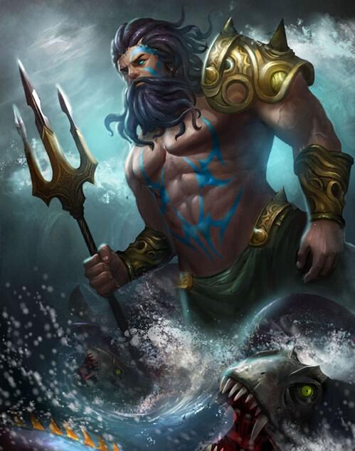 波塞冬是古希腊神话中的海神,奥林匹斯十二主神之一.