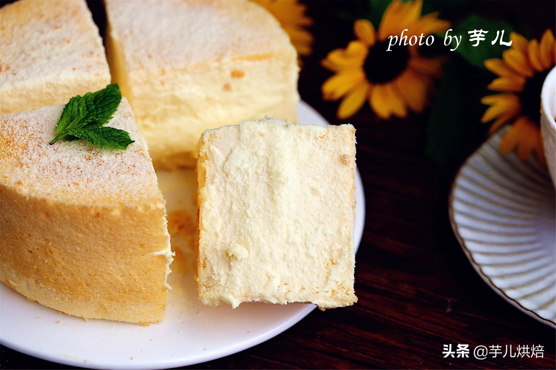 手把手教你做夏日网红单品，日式冰乳酪戚风蛋糕，冰凉轻甜好滋味