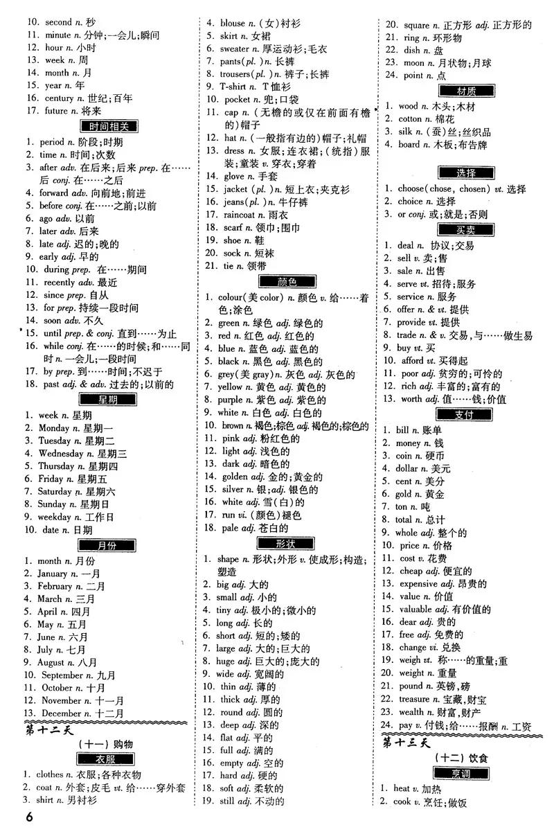 一张单词速记表让孩子28天高效记住初中必考1600词