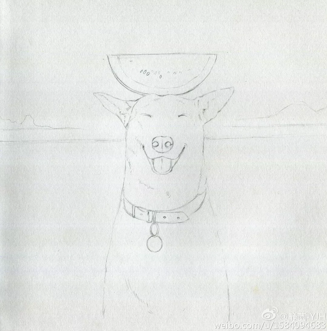 彩鉛動物入門教程｜可愛逗B狗(馬可帶色號)