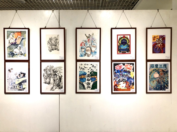 第八届重庆市青少年书·画·影大赛优秀作品展开幕
