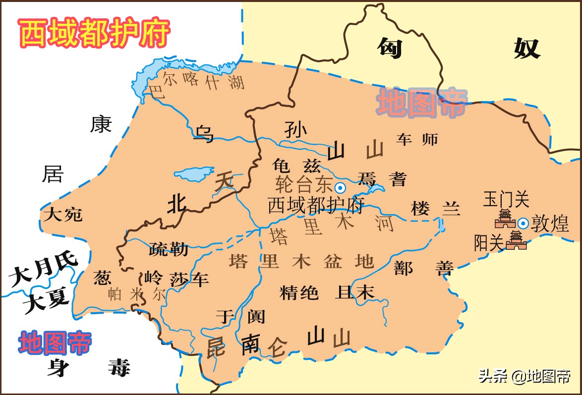 22张地图快速看汉朝历史（西汉和东汉）