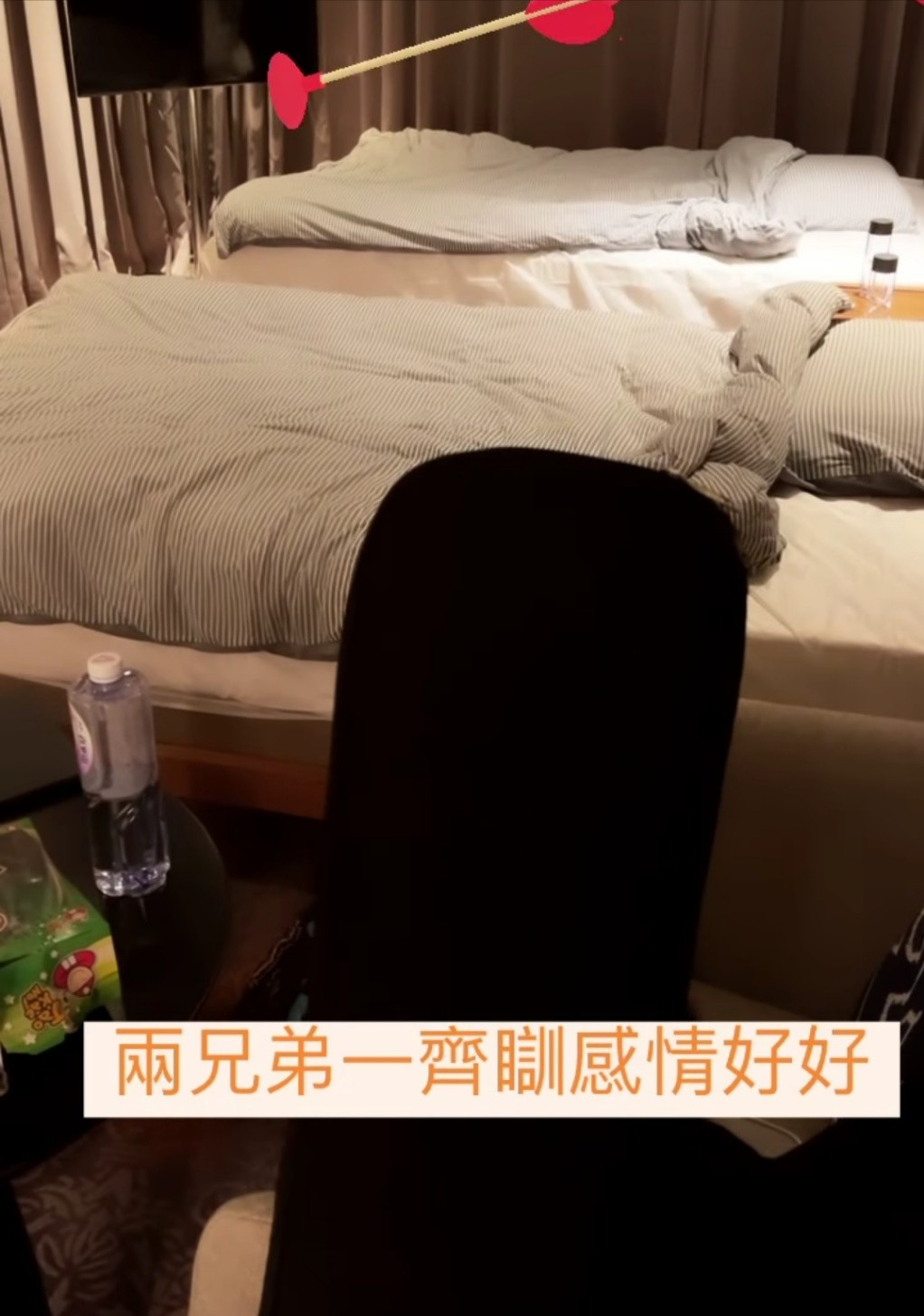 張柏芝曬合影，兩個兒子開心比耶，母子三人清一色大長腿太出眾