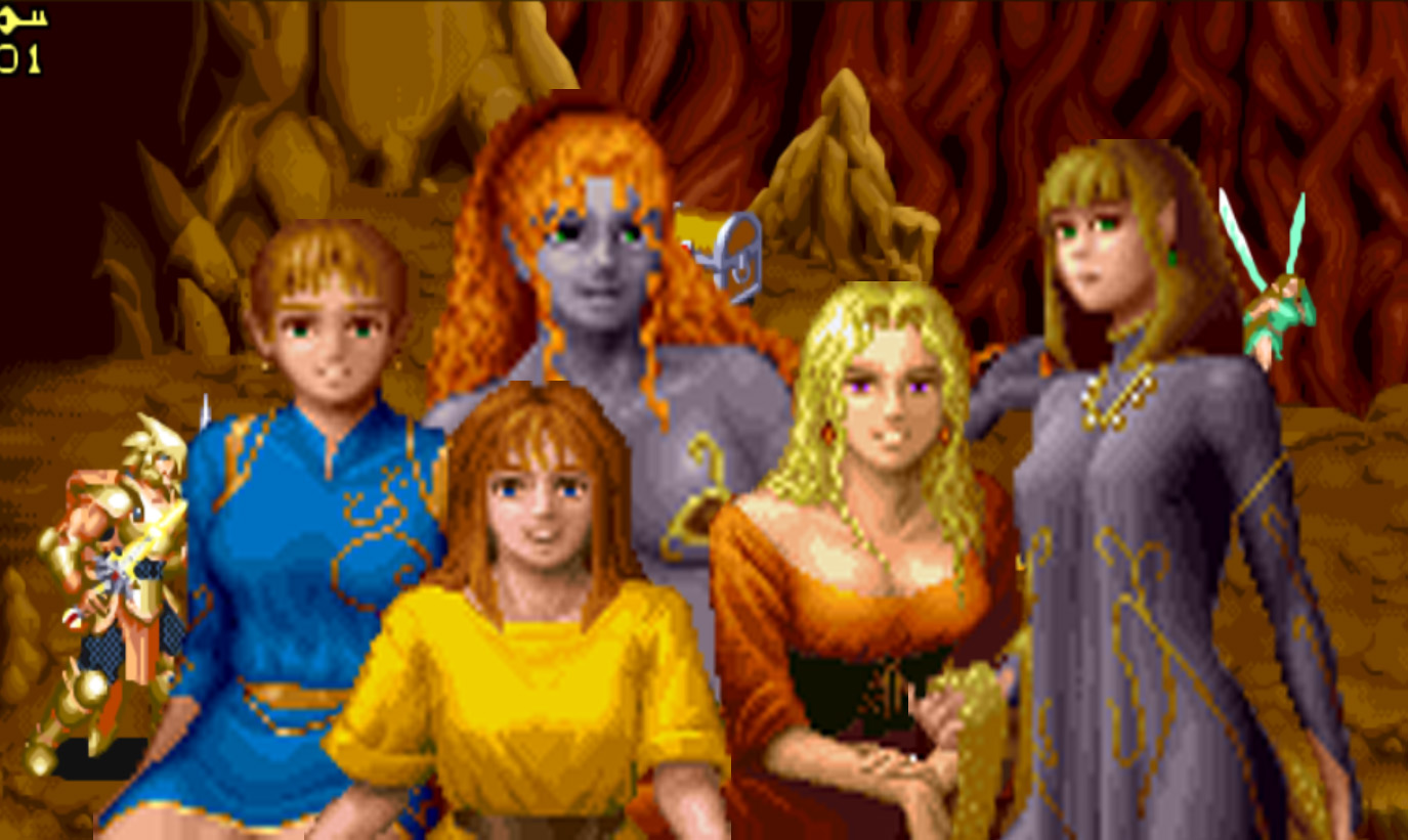 當(dāng)年玩街機游戲用過的騷操作，連女性NPC都不放過