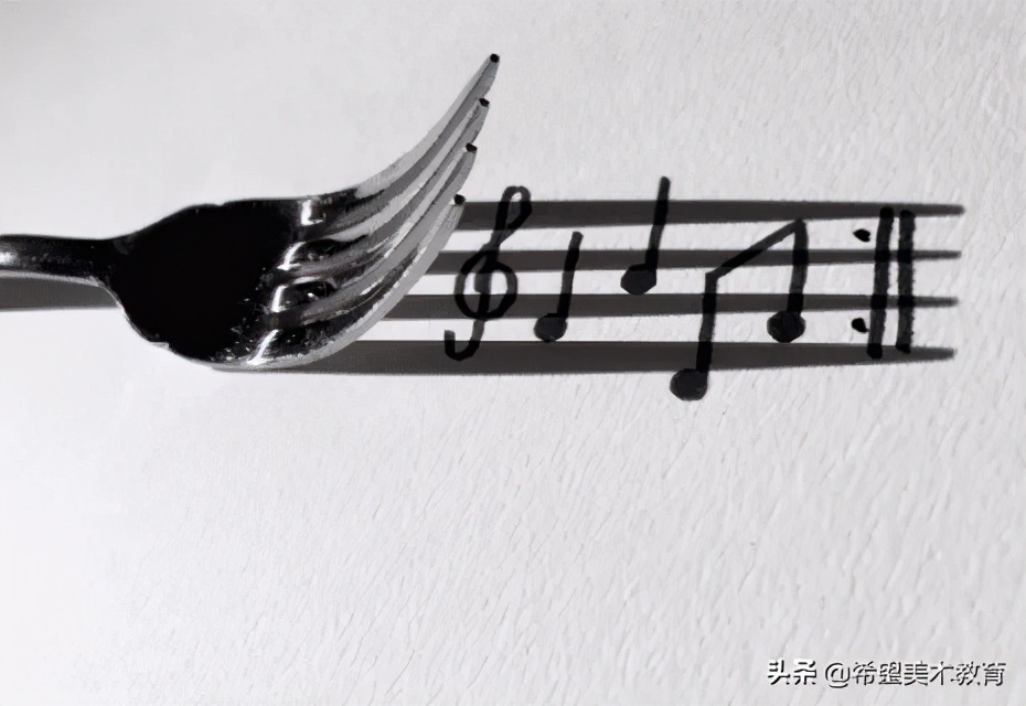 奇特的影子创意绘画方式