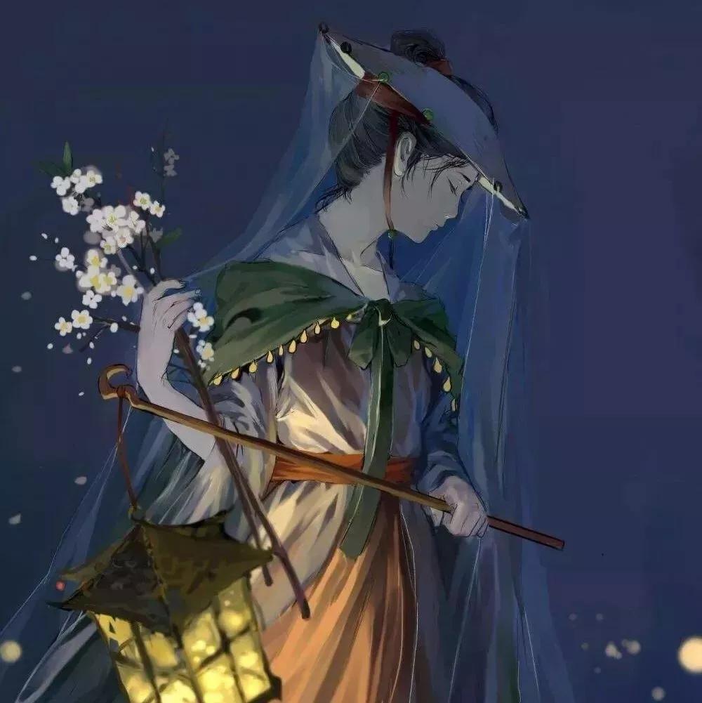 古风系头像人间忽晚，山河已秋图片