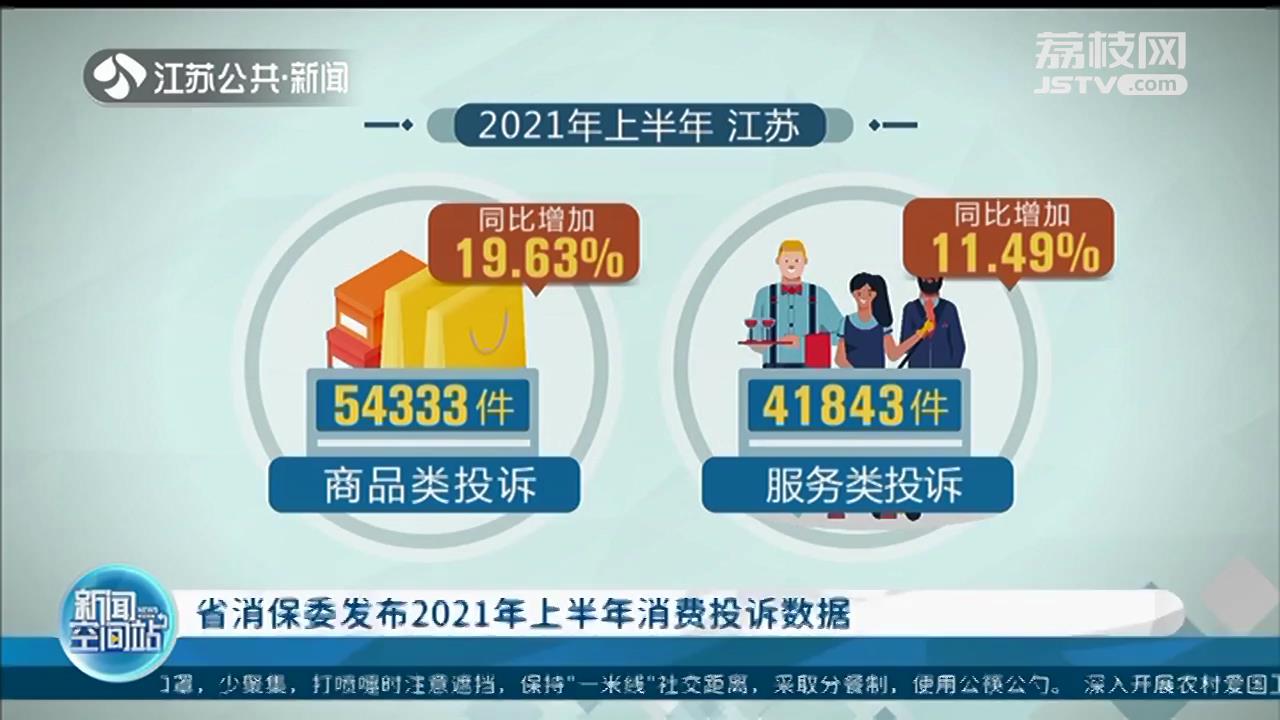 江苏发布2021年上半年消费投诉数据 新能源车成为汽车消费投诉热点