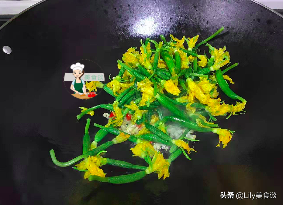 圖片[6]-蒜蓉炒黃瓜花做法步驟圖 精神飽滿過夏天-起舞食譜網