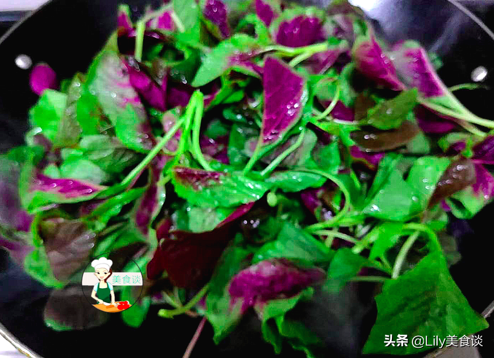 圖片[8]-蒜蓉炒紅莧菜做法步驟圖 全家人受益-起舞食譜網