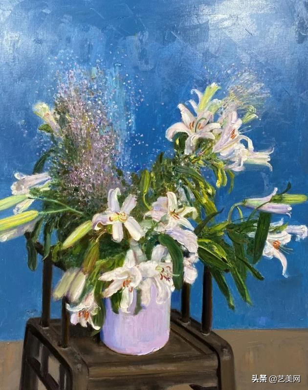 绽放——著名画家王力克笔下的生命之花