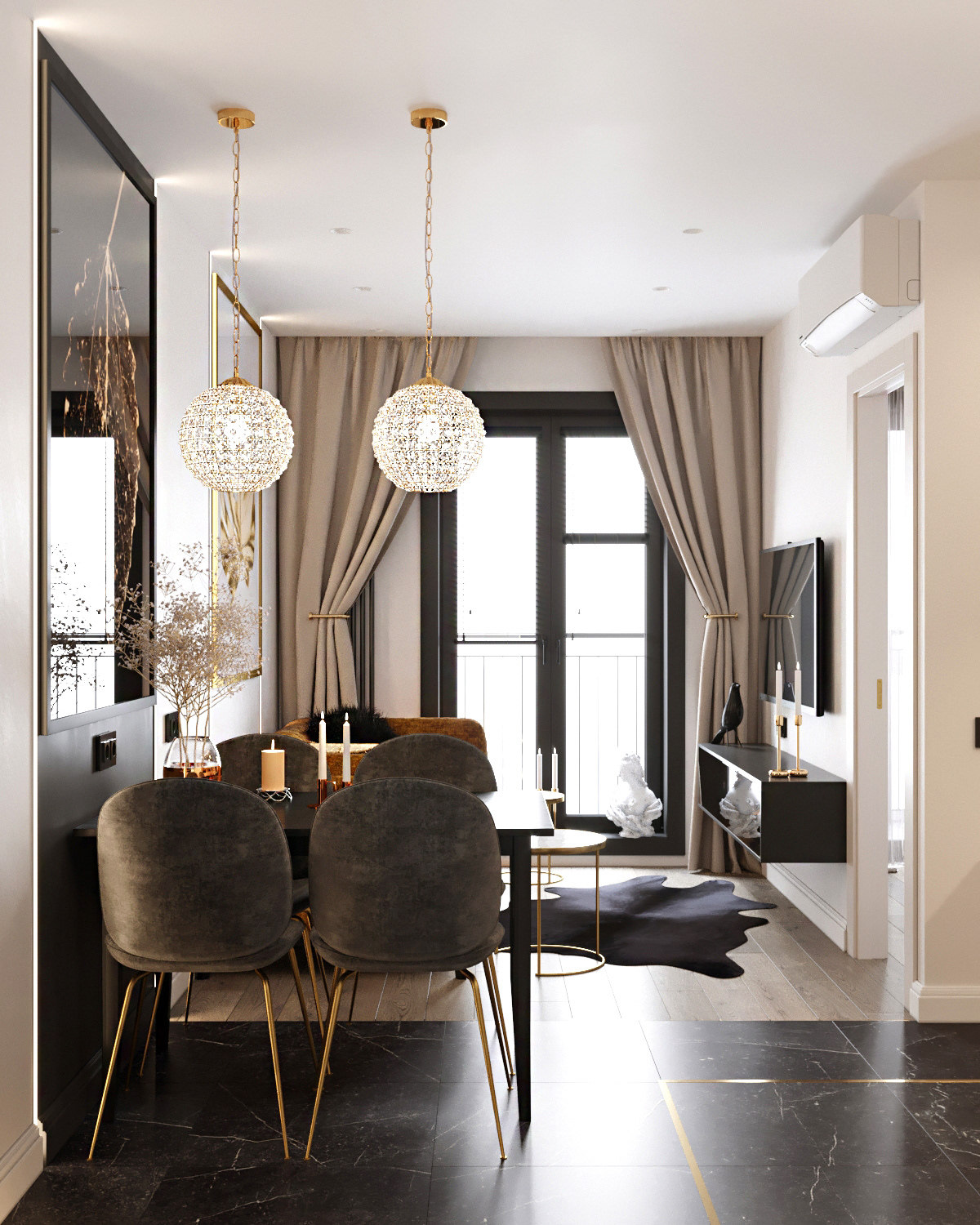 轻奢丨这才是向往的LOFT，看设计师如何装扮43m²轻奢公寓