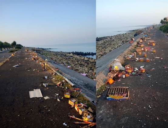 台湾黄金海岸变身垃圾海岸？中秋节过后满地垃圾，游客素质在哪？