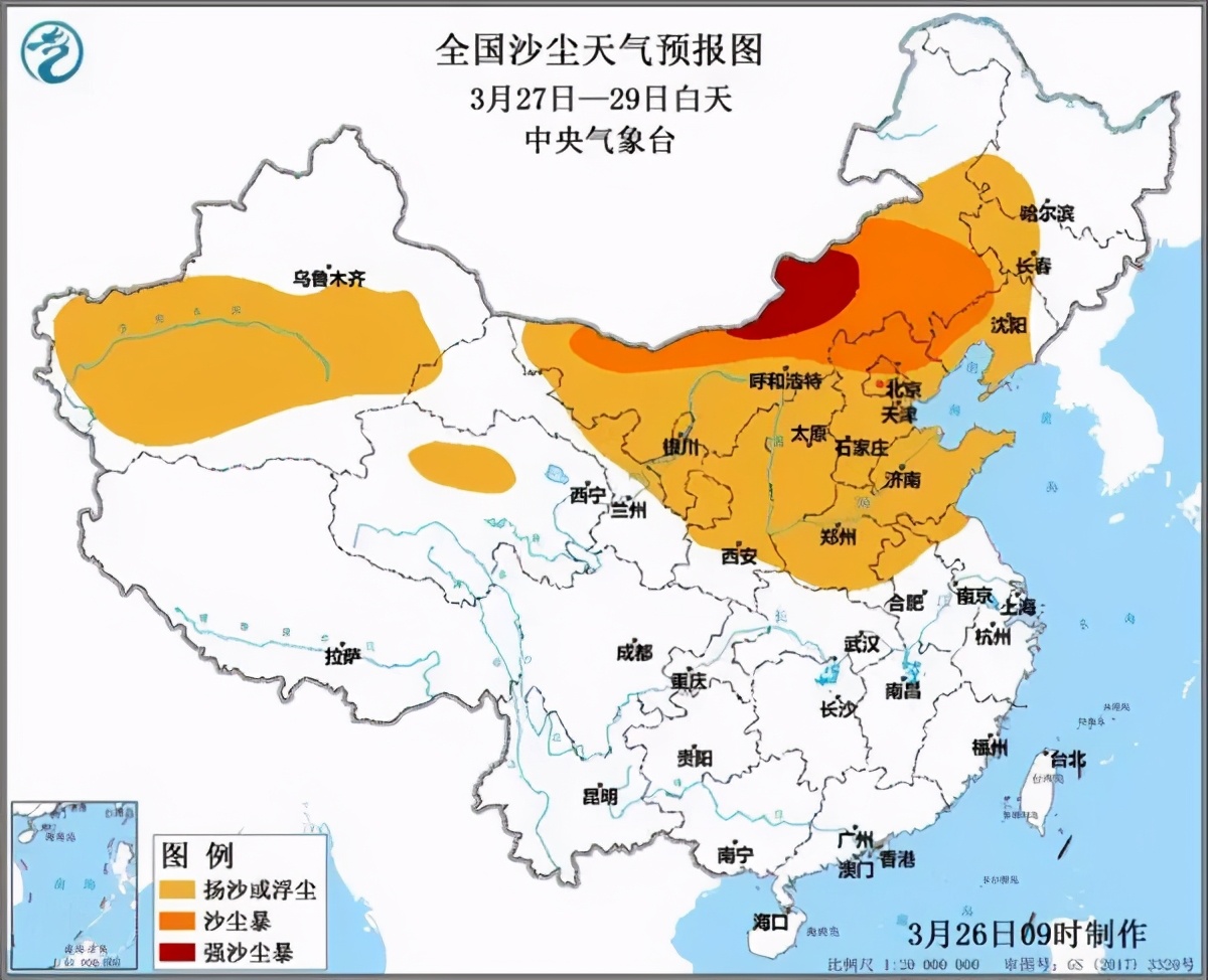 注意！新一轮沙尘天气来袭，临沂这两日有雨