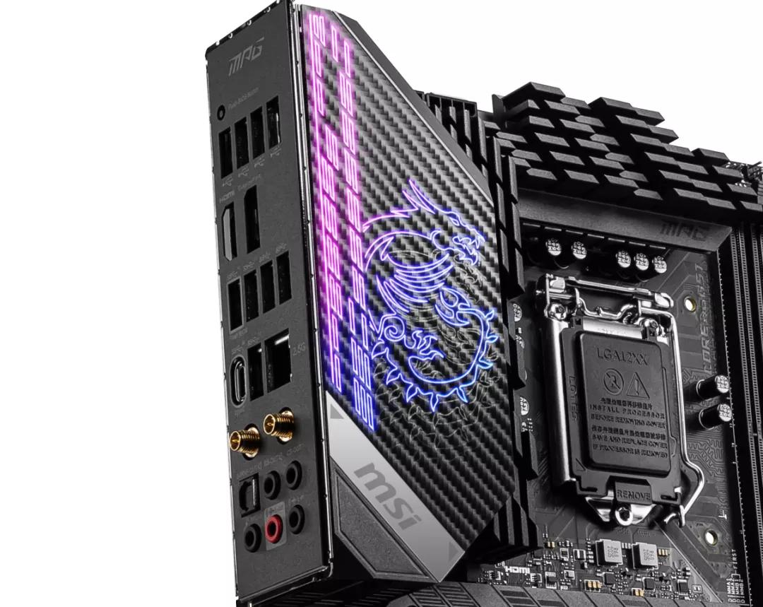 MPG Z590 GAMING CARBON WIFI暗黑板