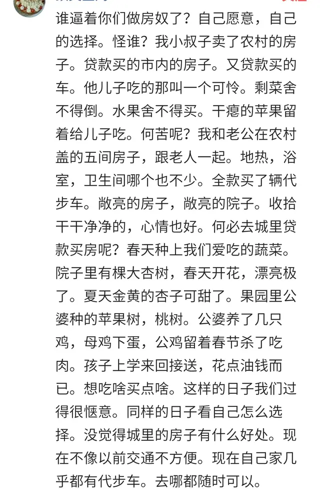 你愿意在贷款房里啃咸菜，还是在出租房吃香喝辣，看看网友怎么说