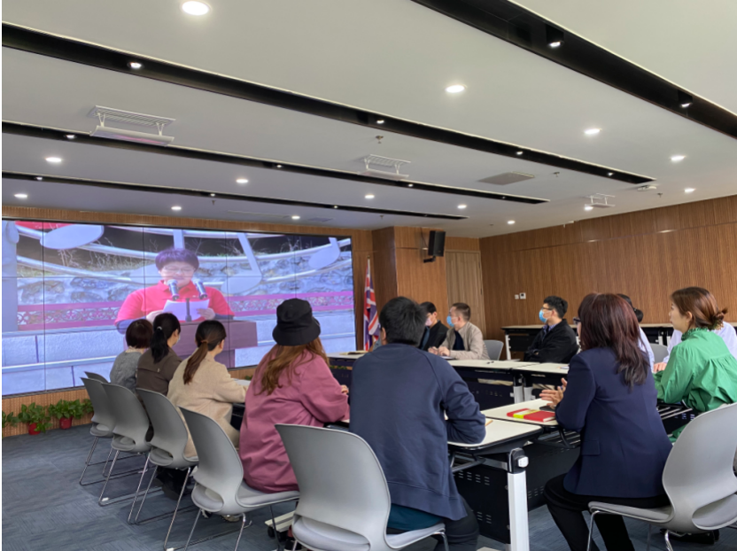 郑东新区新联会组织集中观看“寻美·中国”主题活动启动仪式