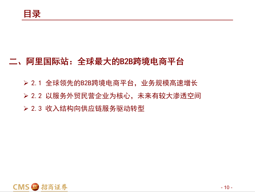 深度报告：阿里国际的跨境B2B生意