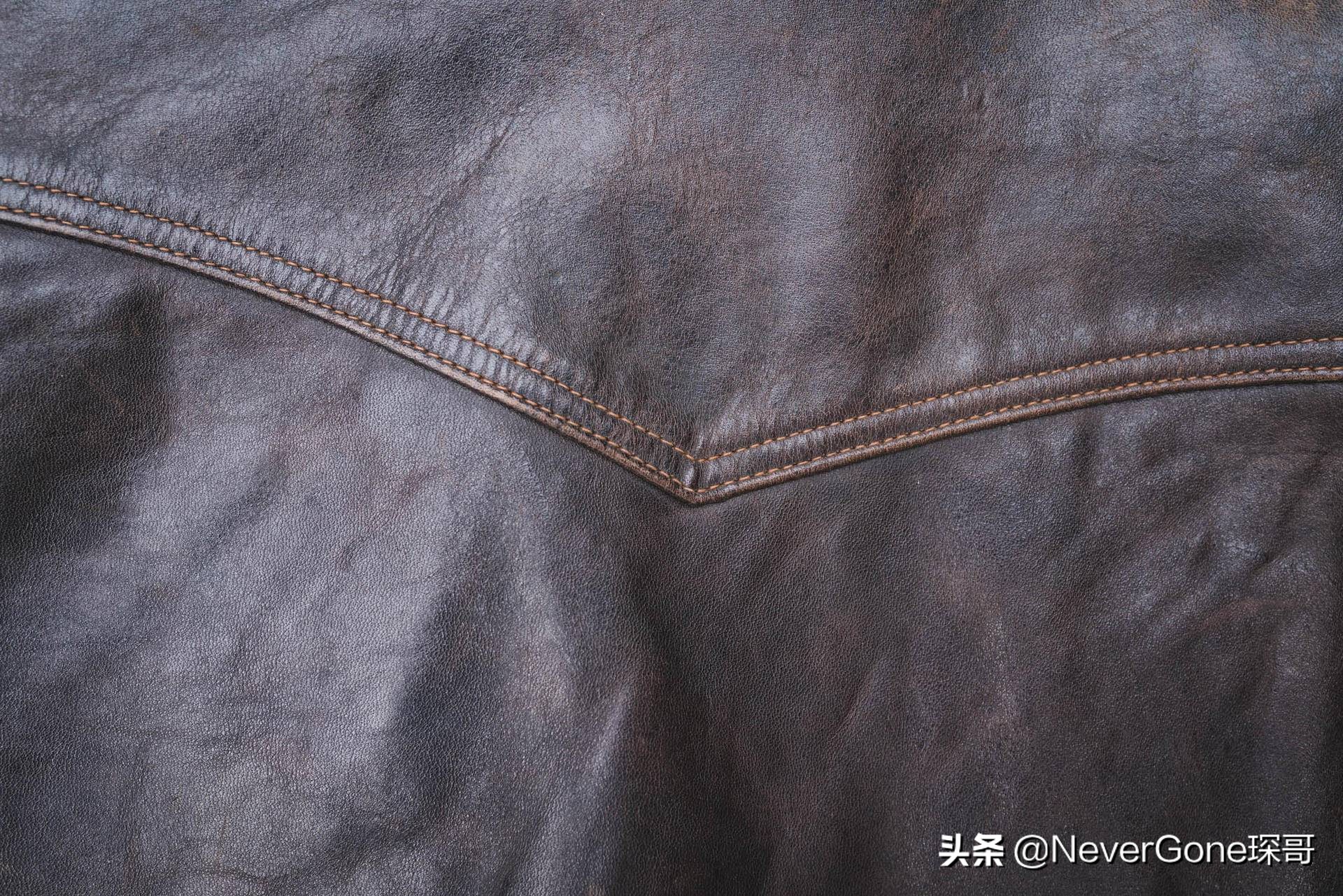 一件咔的一批的衬衣——加州小熊拼色皮衬衣