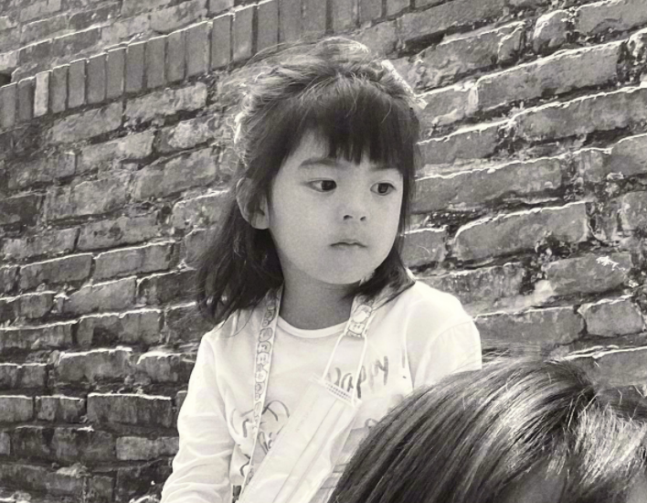 星二代就服贾静雯女儿的颜值，小时候像男孩子，长大后越来越精致