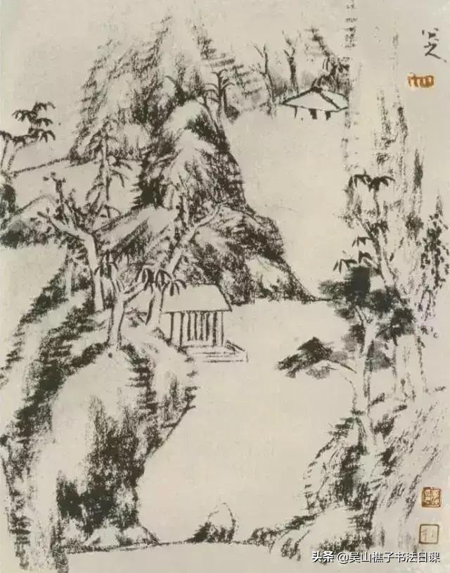 八大山人山水画