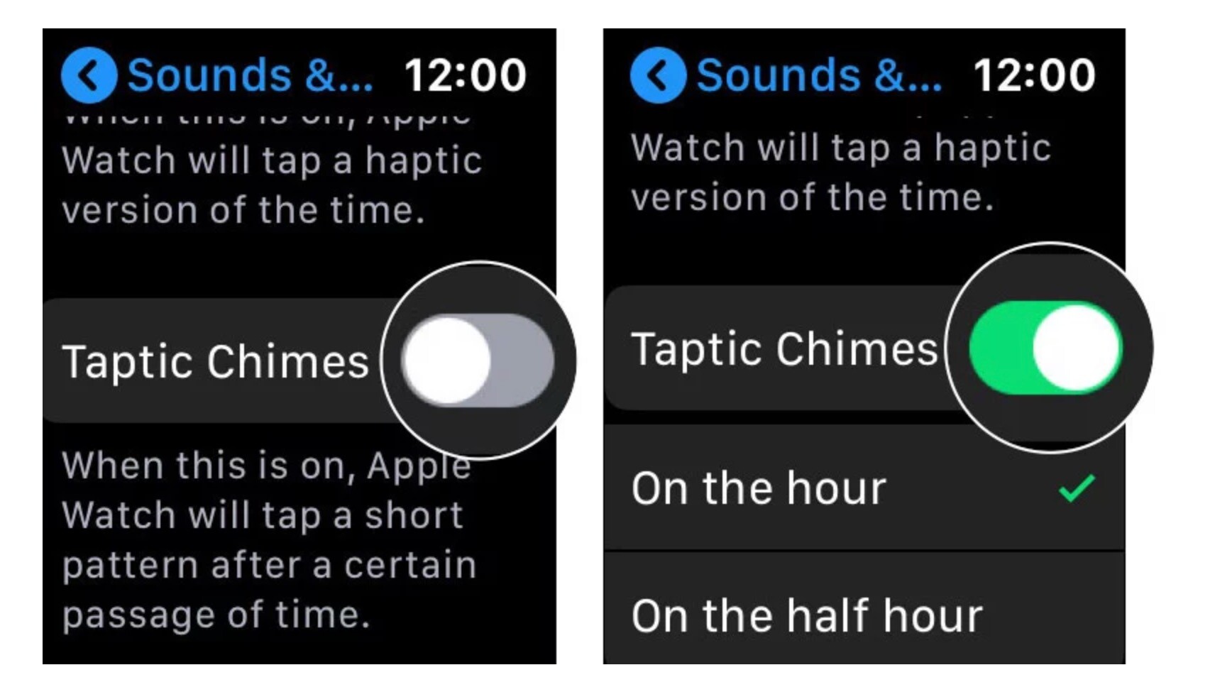 如何在AppleWatch上启用Taptic Chime功能