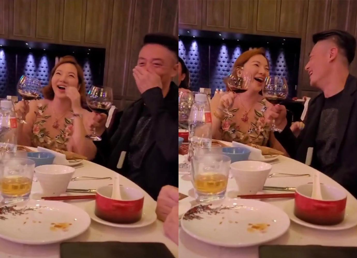 霍建華為丈母娘慶生喝到滿臉通紅，探班林心如片場秀恩愛畫面超甜