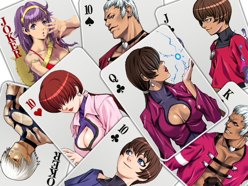 《拳皇》音巢篇角色做一副撲克，京八做鬼，誰(shuí)有資格做2和K？