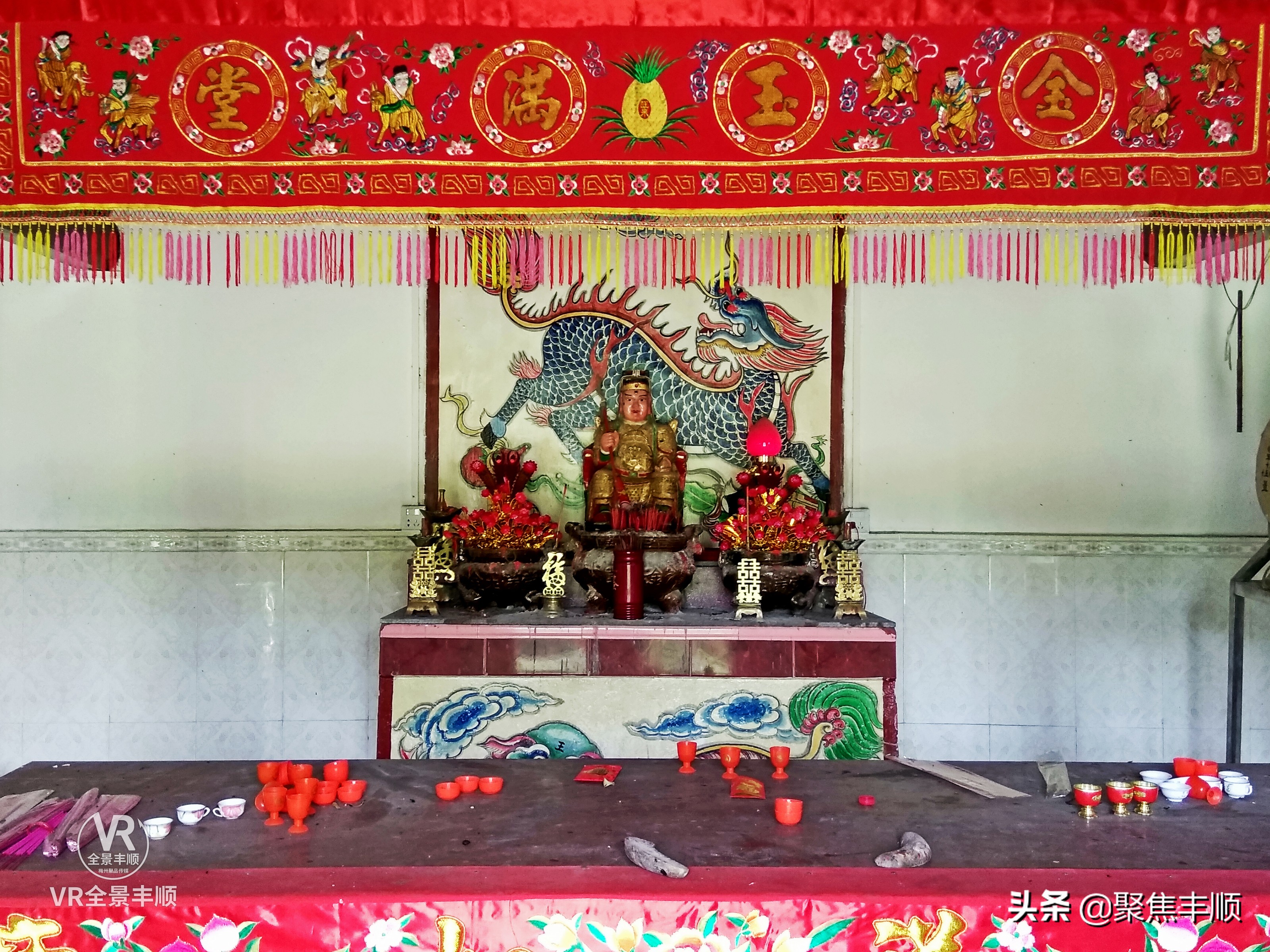 这座梅州丰顺农村乡间庙宇，供奉的角色来头不小，客家地区才有的