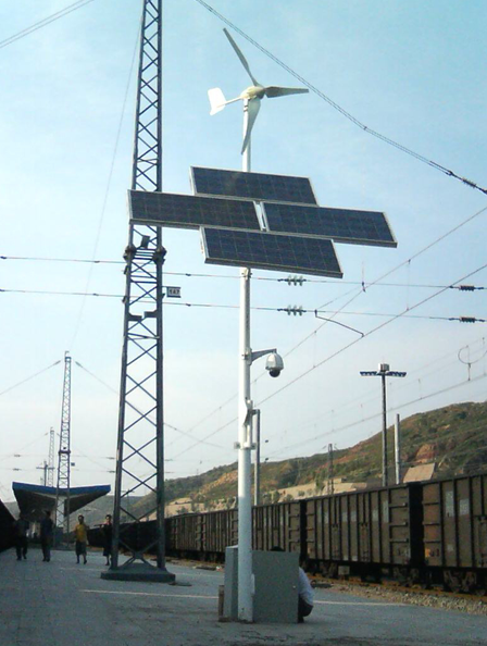 风光互补供电技术在火车站摄像监控系统中的应用