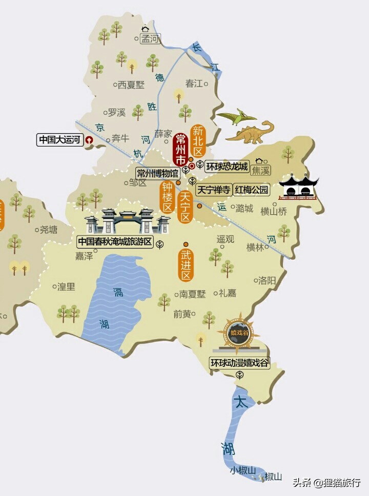 常州,差点就没有太湖和长江了