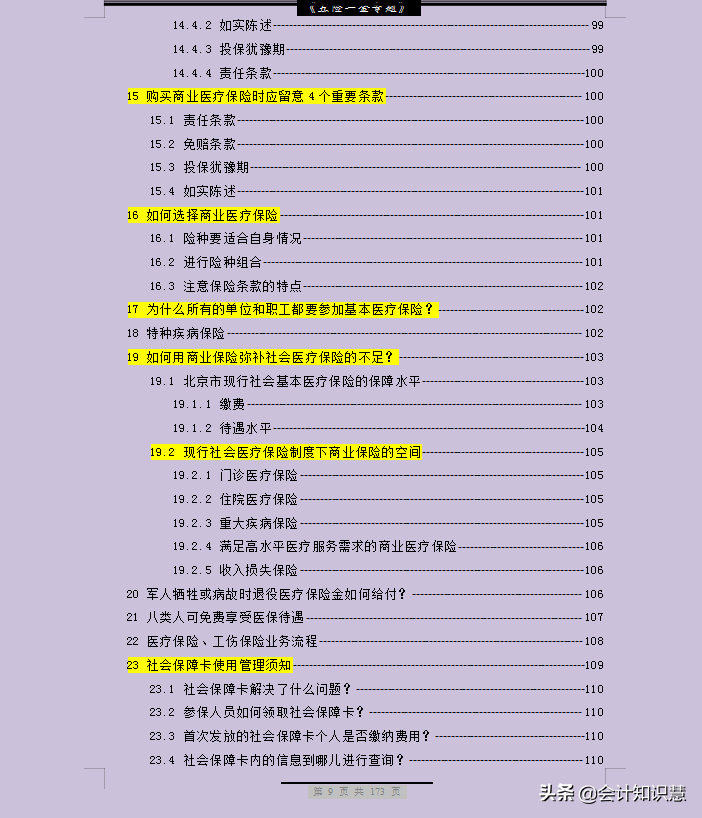 连财务主管看了都点赞，173页五险一金专题讲解，看了都说好 第4张