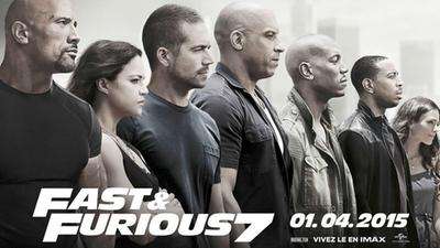 《速度与激情7》中演员保罗沃克车祸身亡，这部