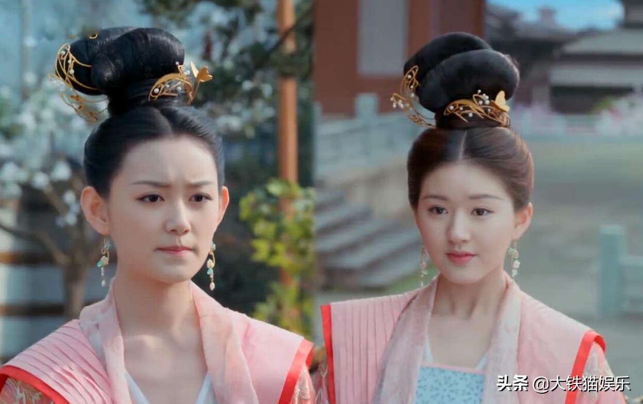 同一部剧中，当女配和女主造型一样，就很考验