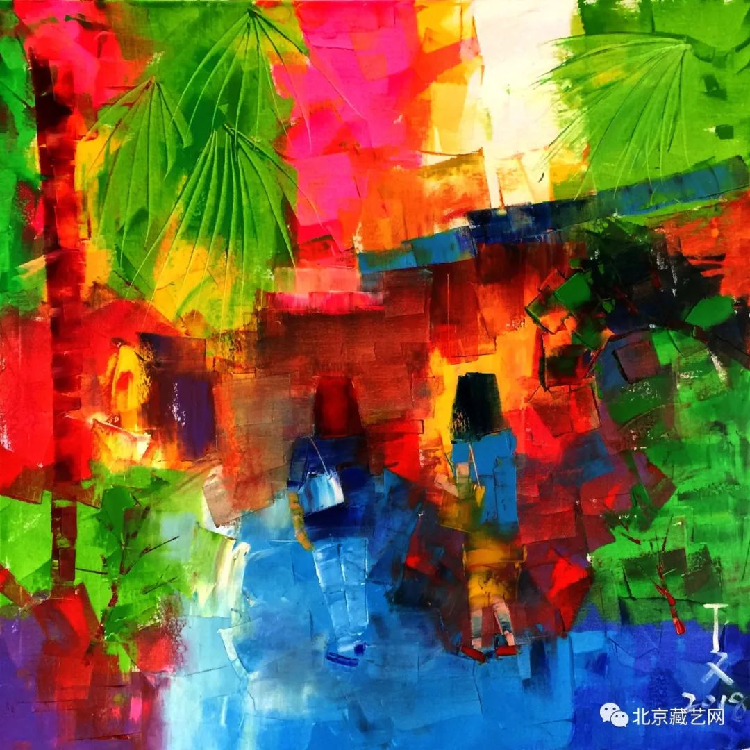 71(80x80cm))油画2019丁文辉作品魅力,可以肯定是来自于他在开拓创新