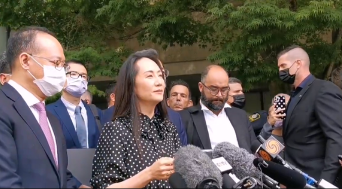 为祖国点赞！孟晚舟获释将抵达中国，美国完成中方开出的纠错清单