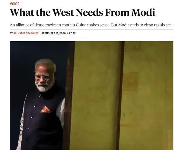 中印边境冲突，为什么西方不愿意支持莫迪，只是口头支持印度