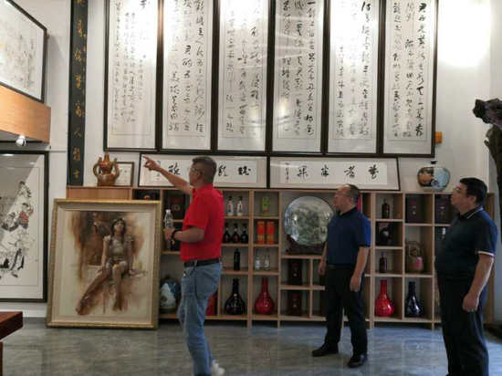 十八酒坊书画大赛展览在唐山翰墨丹青艺术研究院开展