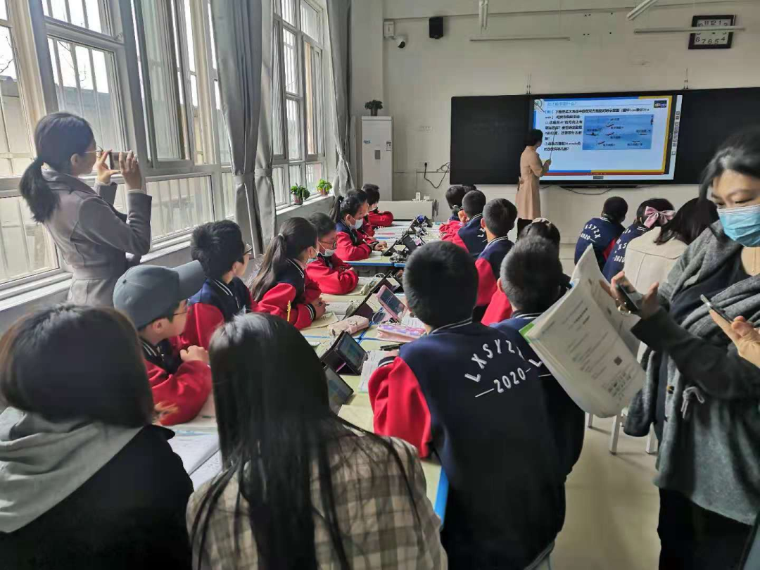 陇县实验中学成功举办校际12xue混合式自主学习教学研讨会