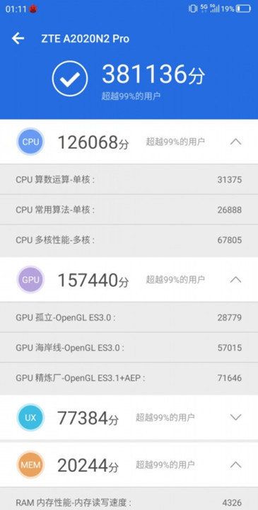 安兔兔新跑分王诞生：38万超小米9 支持5G将于5月