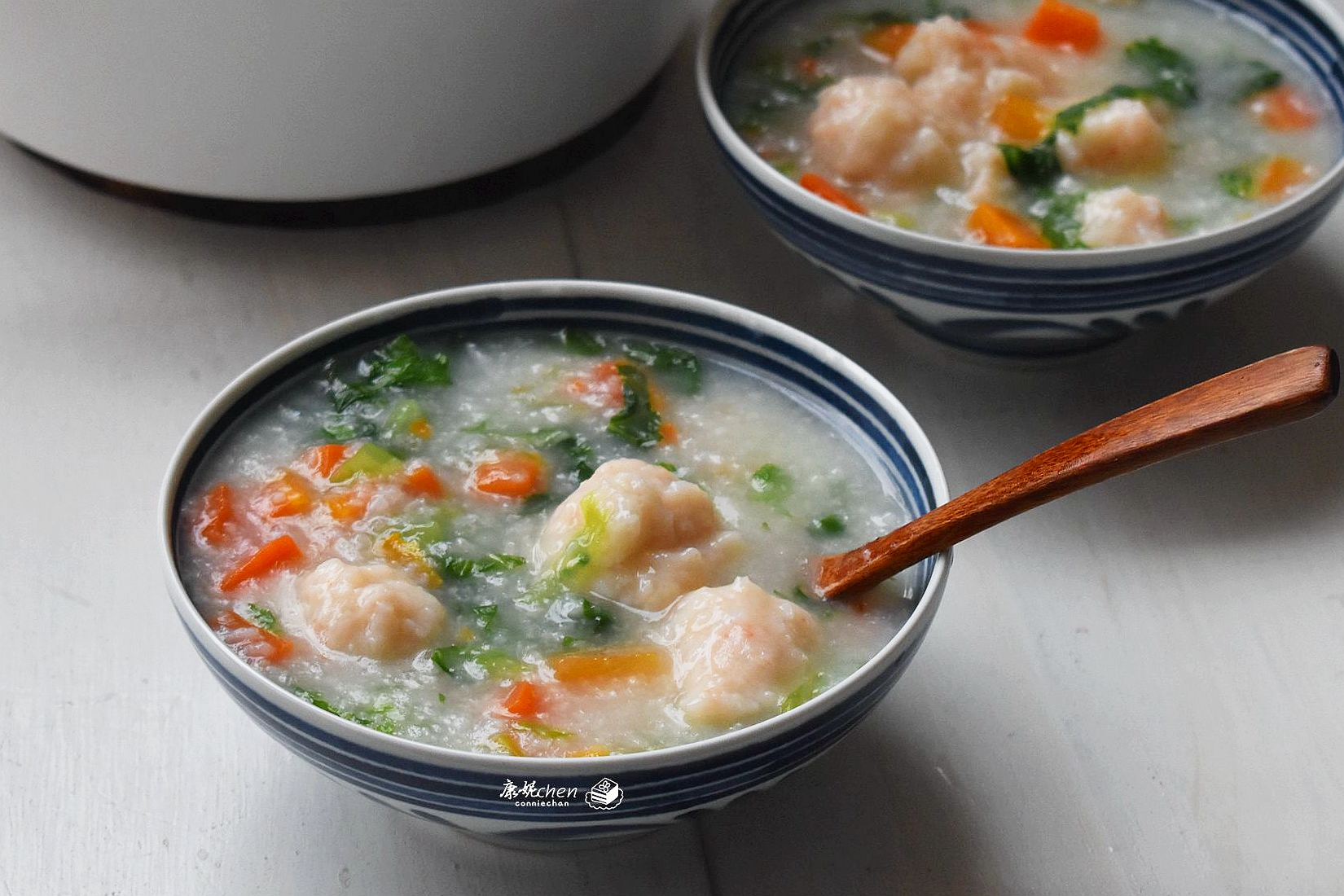 這粥食材普通做法簡單，鮮美香濃，味道棒營養多，尤其適合孩子