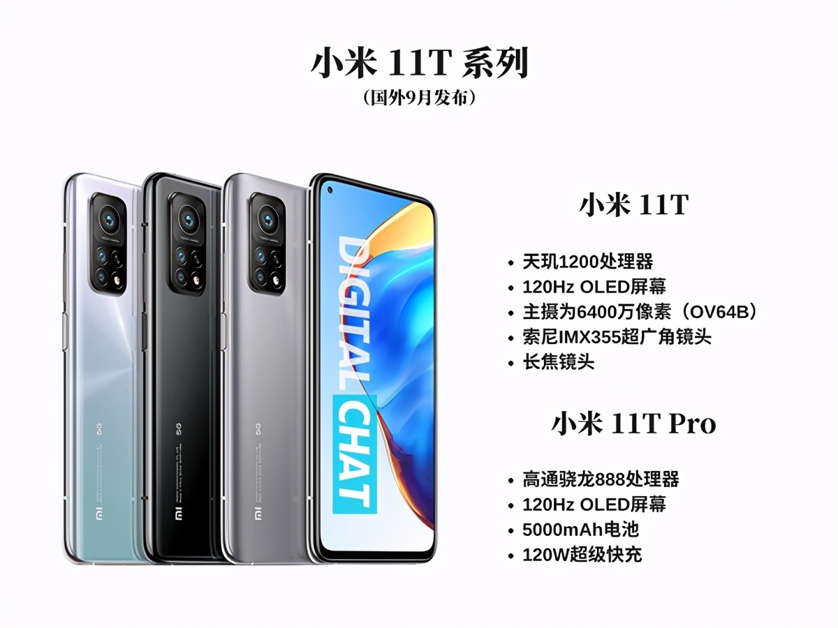 和iPhone13同月登场，小米官宣9月发布两款新机，国行或10月发布